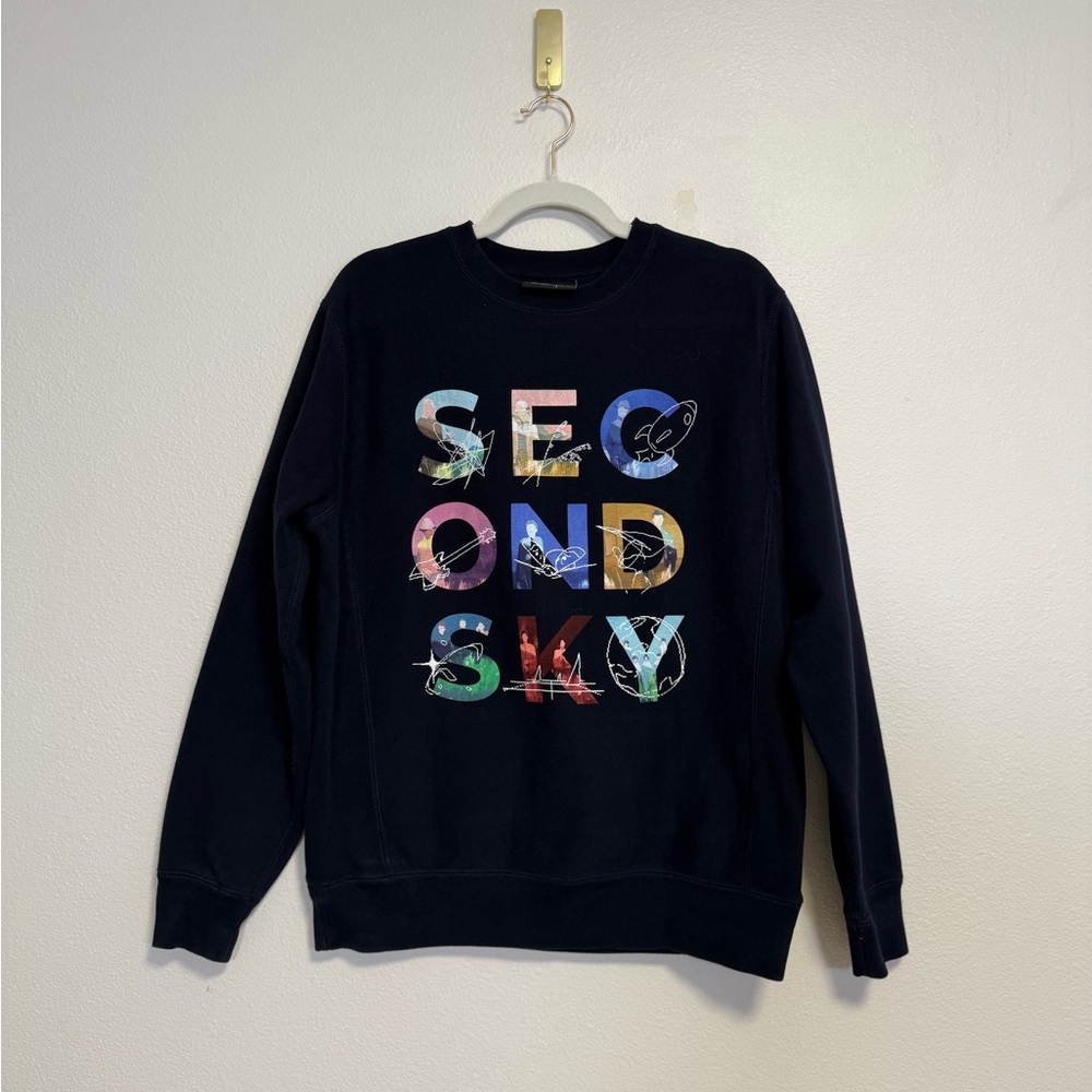 Porter Robinson sweatshirt crew second sky Sz S‎